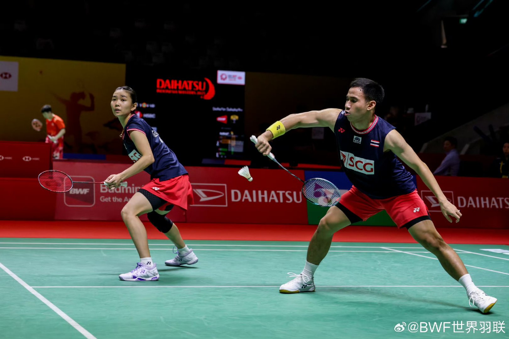 越南选手在羽毛球比赛中取得胜利