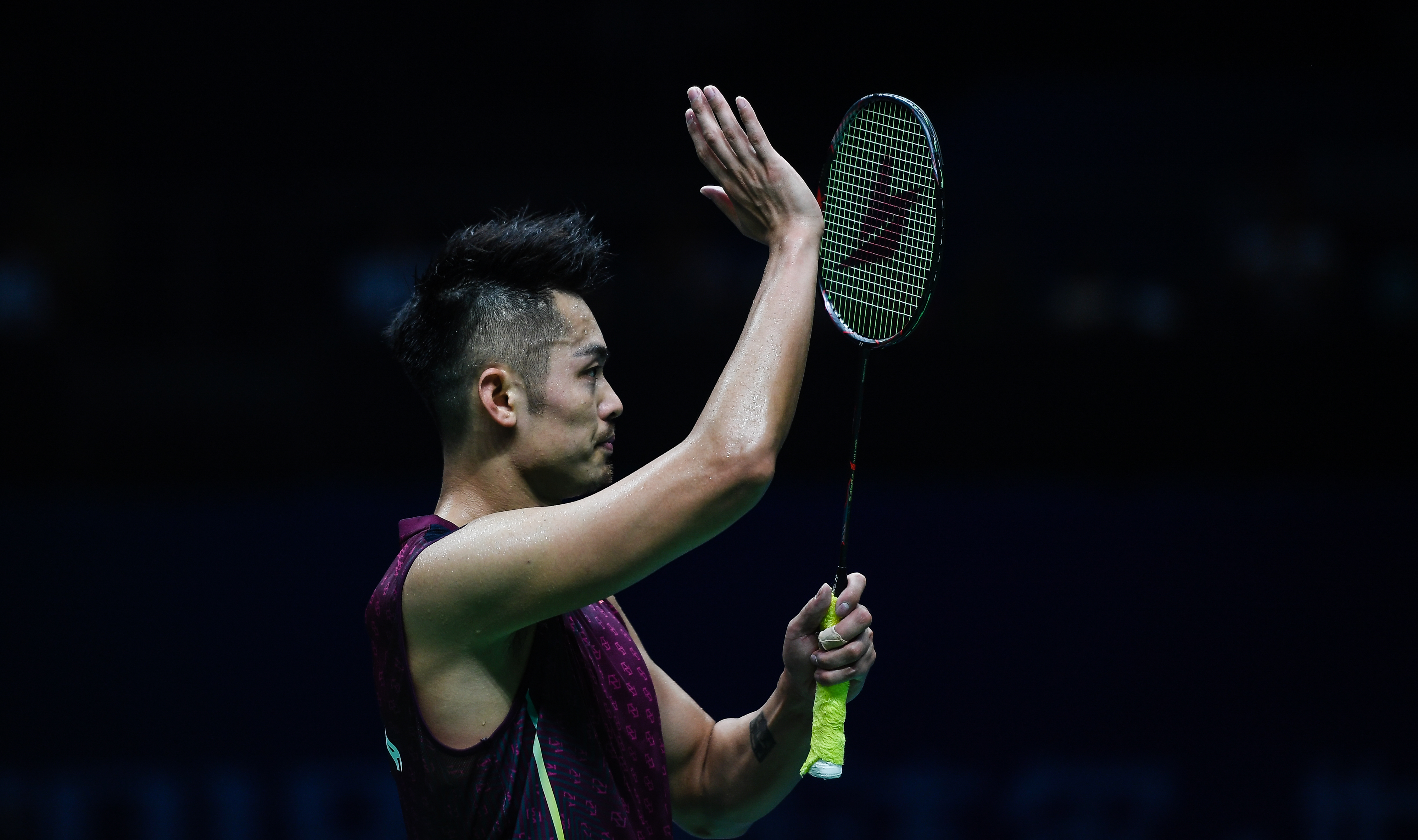 林丹在上海的比赛中夺冠 林丹在上海的比赛中夺冠