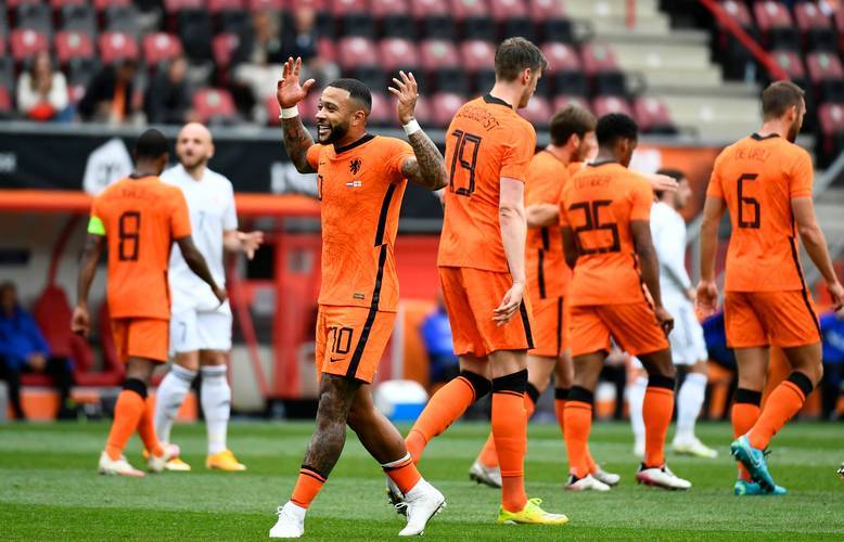 荷兰轻取北马其顿，跻身欧锦赛强